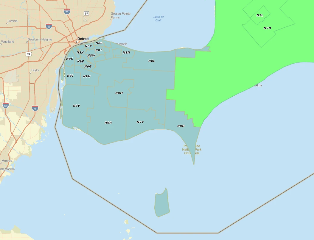 Leisure Pools Windsor-Essex Service Area: Windsor and Essex County